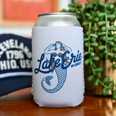 Lake Erie Is Great Mermaid Neoprene Can Cooler