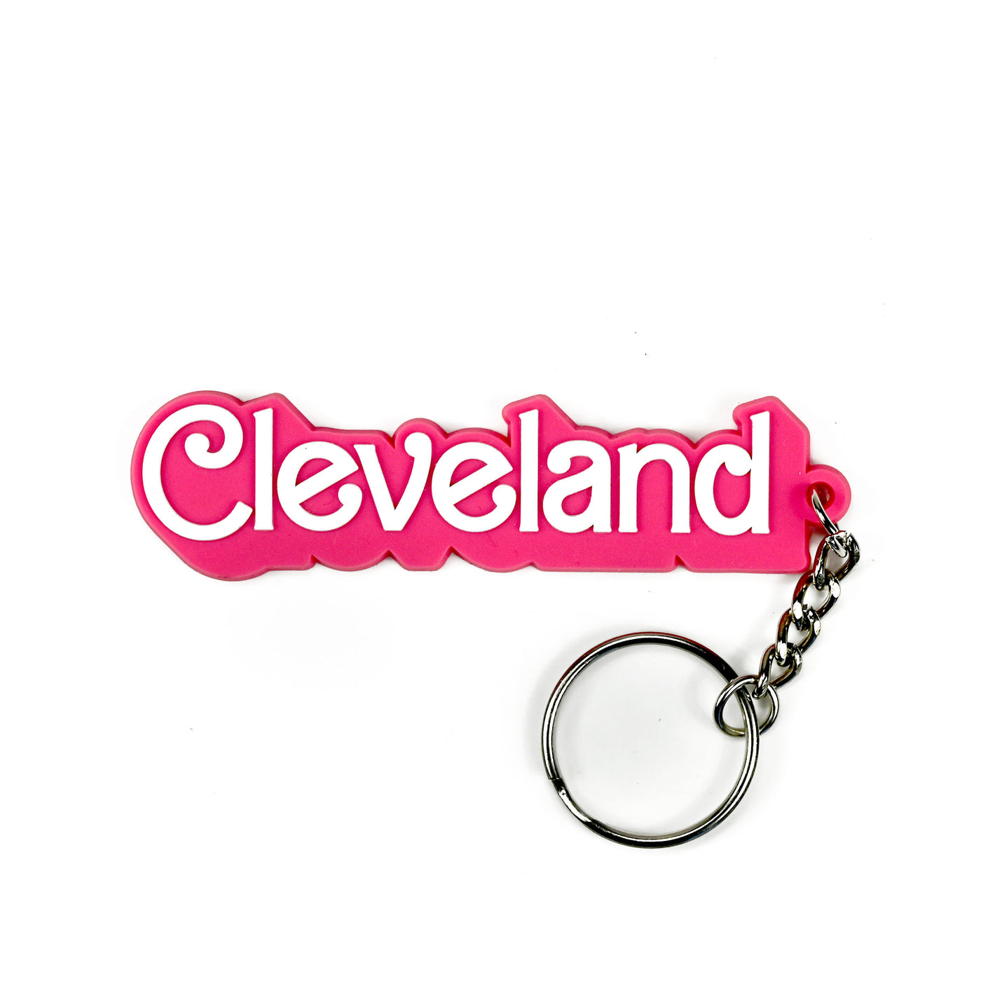 Malibu Cleveland PVC Keychain