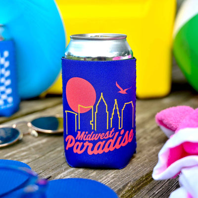 Midwest Paradise Neoprene Can Cooler