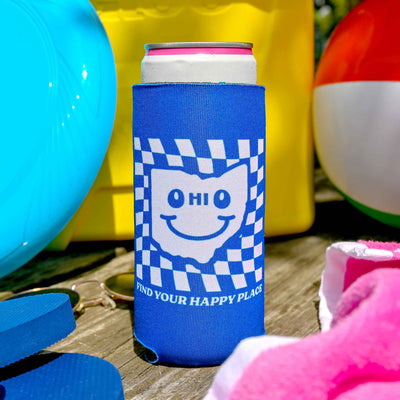 Ohio Happy Place Skinny Can Cooler
