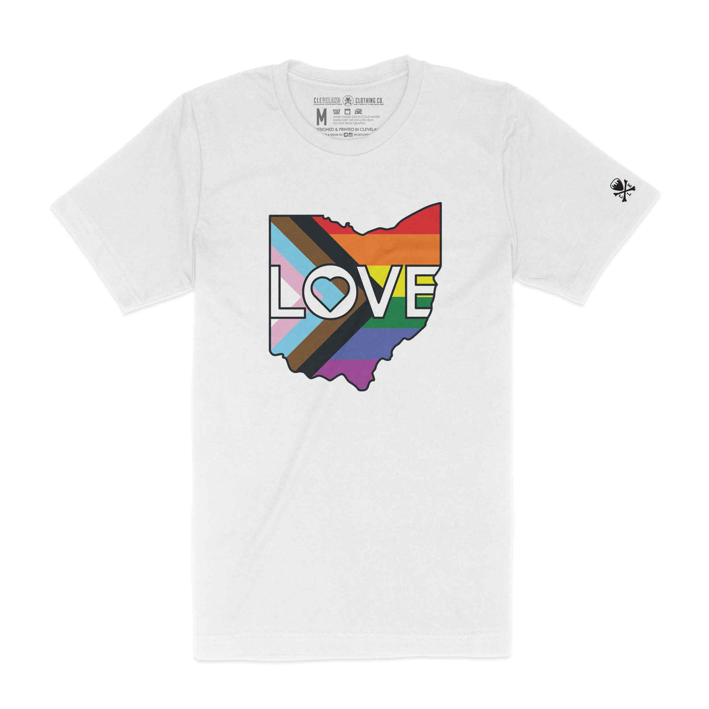 Ohio Love Progress Pride - Unisex Crew T-Shirt