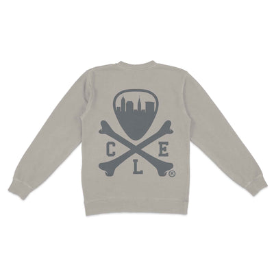 CLE Logo Unisex Crewneck Sweatshirt - Pigment Cement