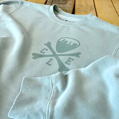 CLE Logo Unisex Crewneck Sweatshirt - Pigment Sage