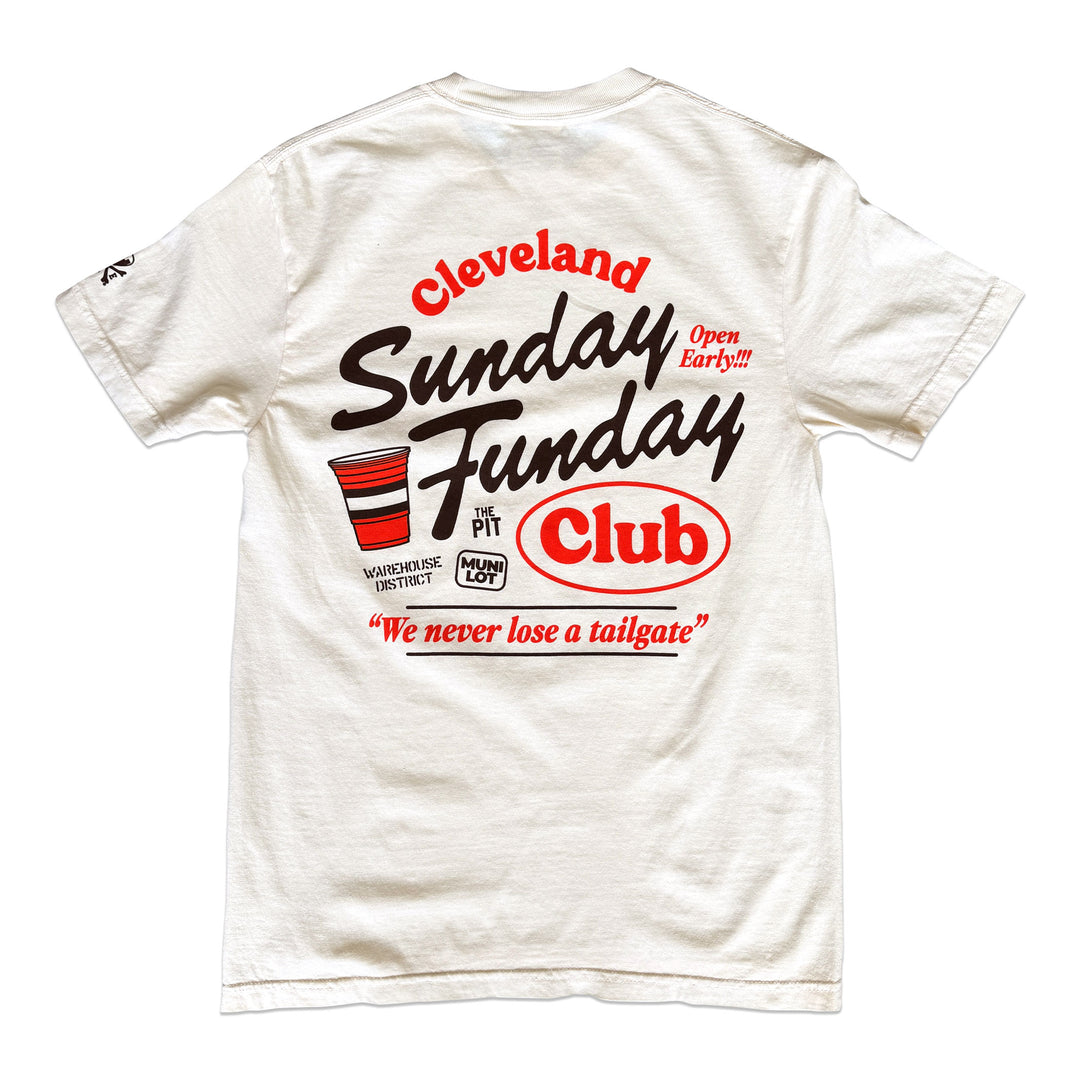 Sunday Funday Cleveland Tailgate T-Shirt | Football Tee