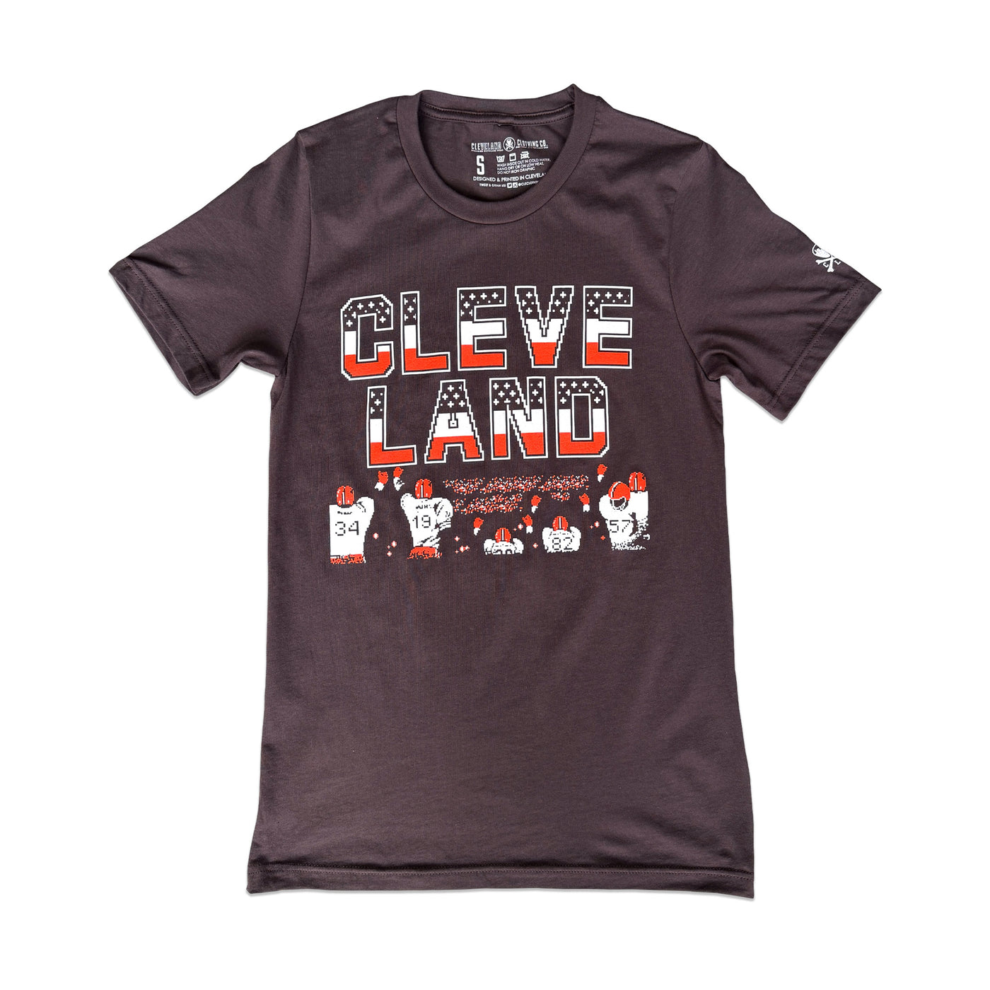 Cleveland Tecmo Bowl 80s Football T-Shirt | CLE Clothing Co.