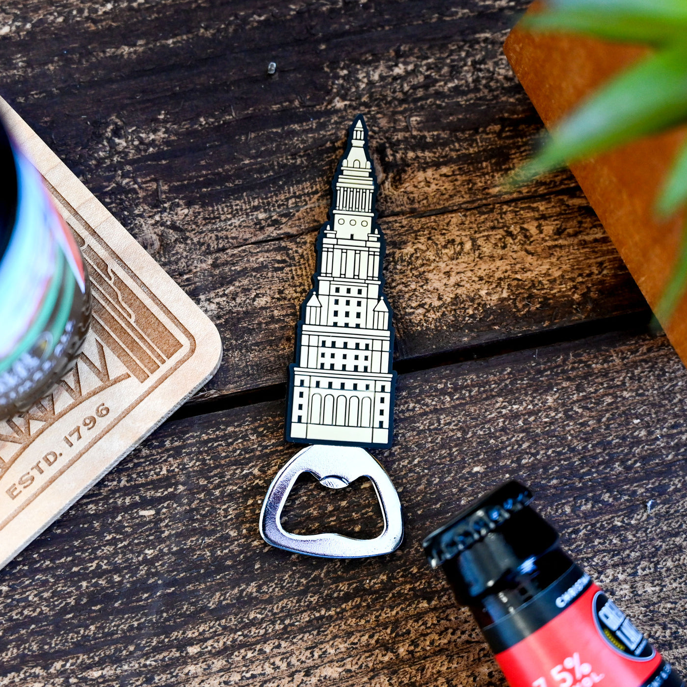 Terminal Tower PVC Bottle Opener