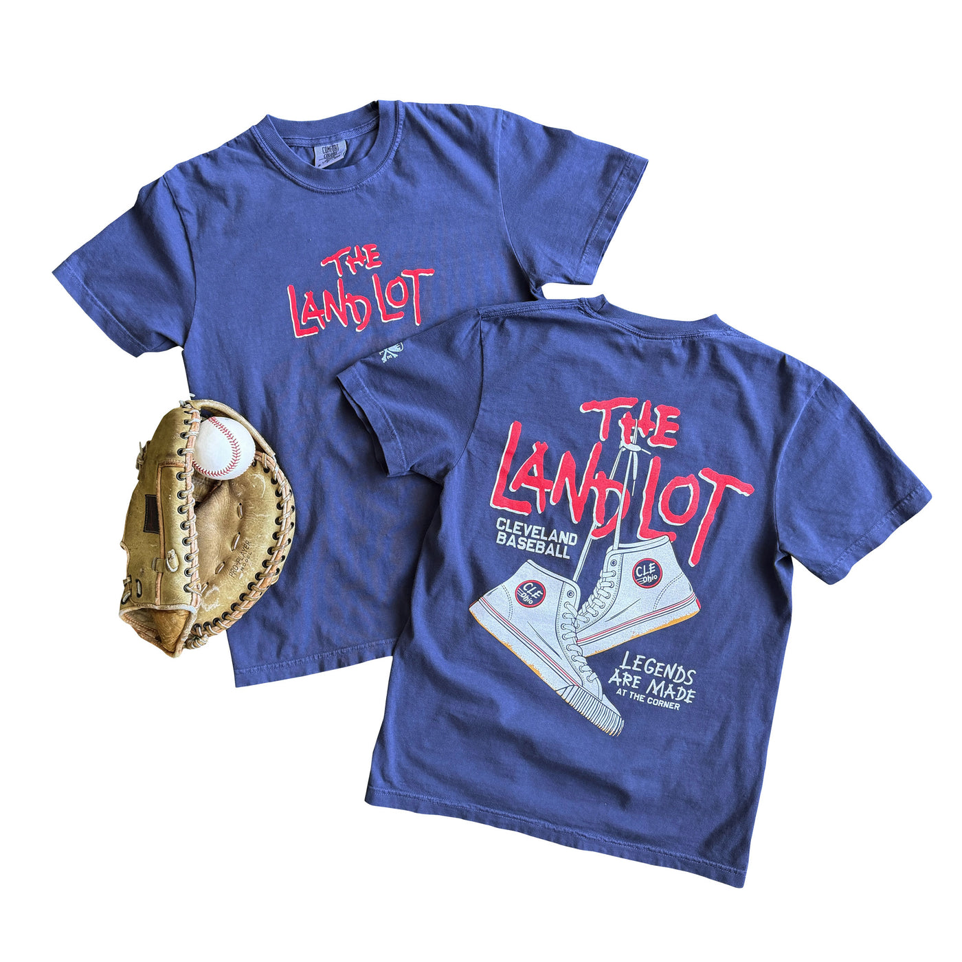 LANDLOAD 20ss Tweed Baseball Shirt ランドロー The Land Lot Cleveland Baseball Shirt | CLE Game Day Tee