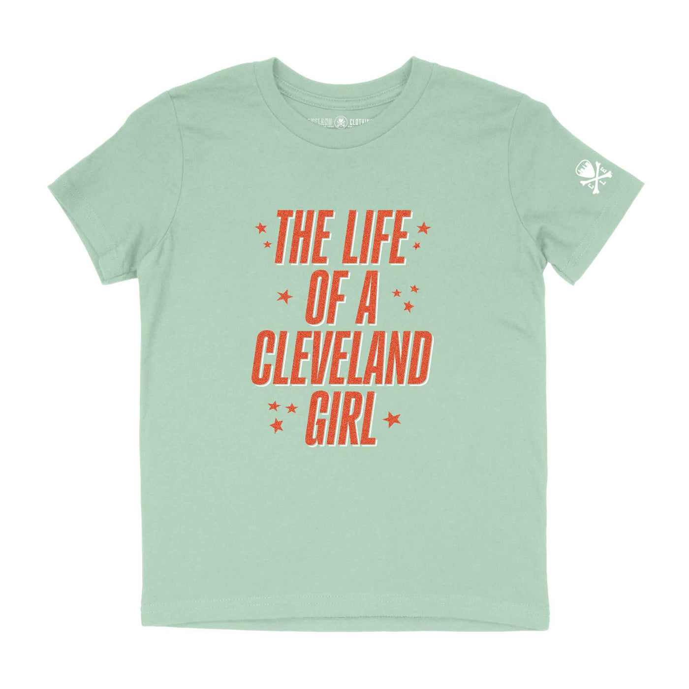 The Life Of A Cleveland Girl - Youth Crew T-Shirt - Mint