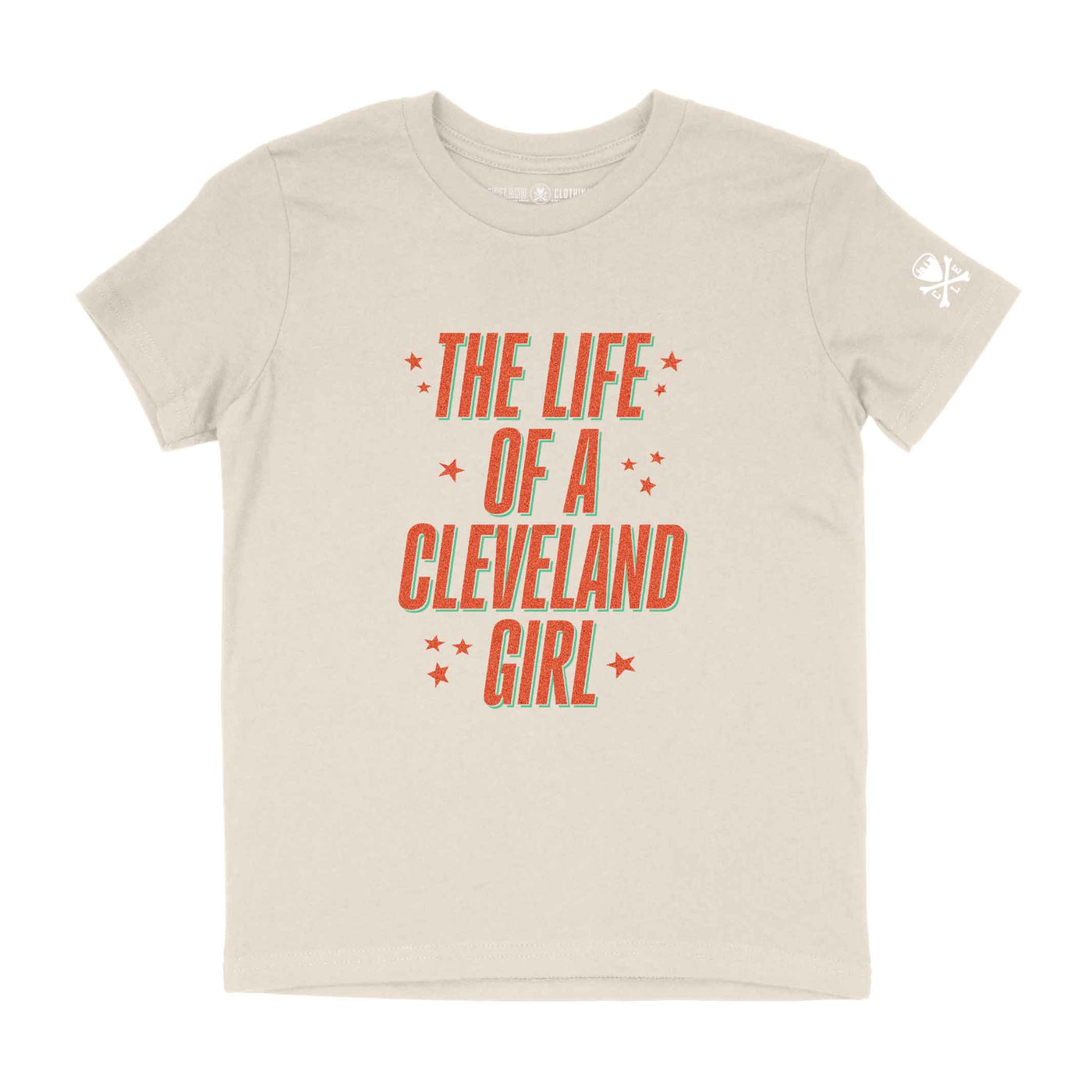 The Life Of A Cleveland Girl - Youth Crew T-Shirt - Natural