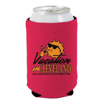 Vacation In Cleveland Neoprene Can cooler