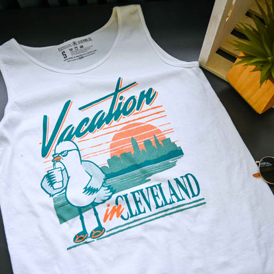 Vacation In Cleveland Seagull - Unisex Tank top