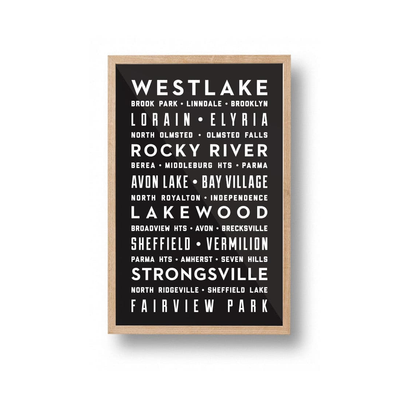 West Side Suburbs Poster