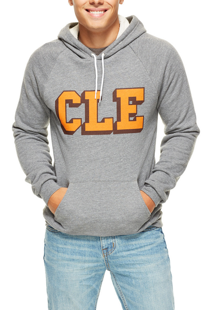 CLE College - Brown/Orange - Unisex Pullover Hoodie