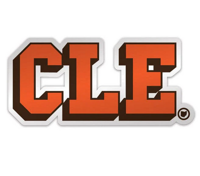 CLE College - Brown/Orange - Sticker