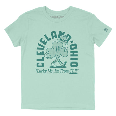 Lucky Me, Im From CLE - Youth Crew T-Shirt