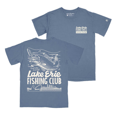 Lake Erie Fishing Club - Mens/Unisex Crew T-Shirt