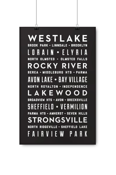 West Side Suburbs Poster