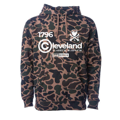 Copyright Cleveland Clothing - Unisex Pullover Hoodie - Camo