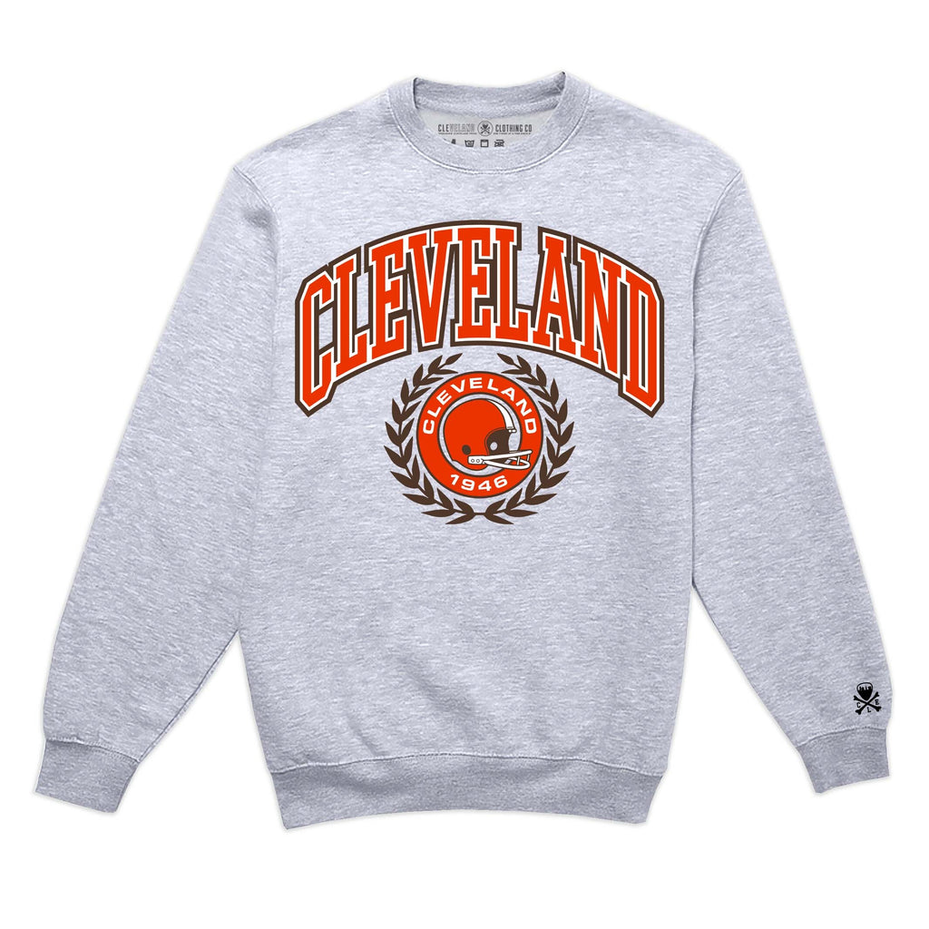 Browns Crewneck Sweatshirt Mens Cleveland Browns Sweatshirt