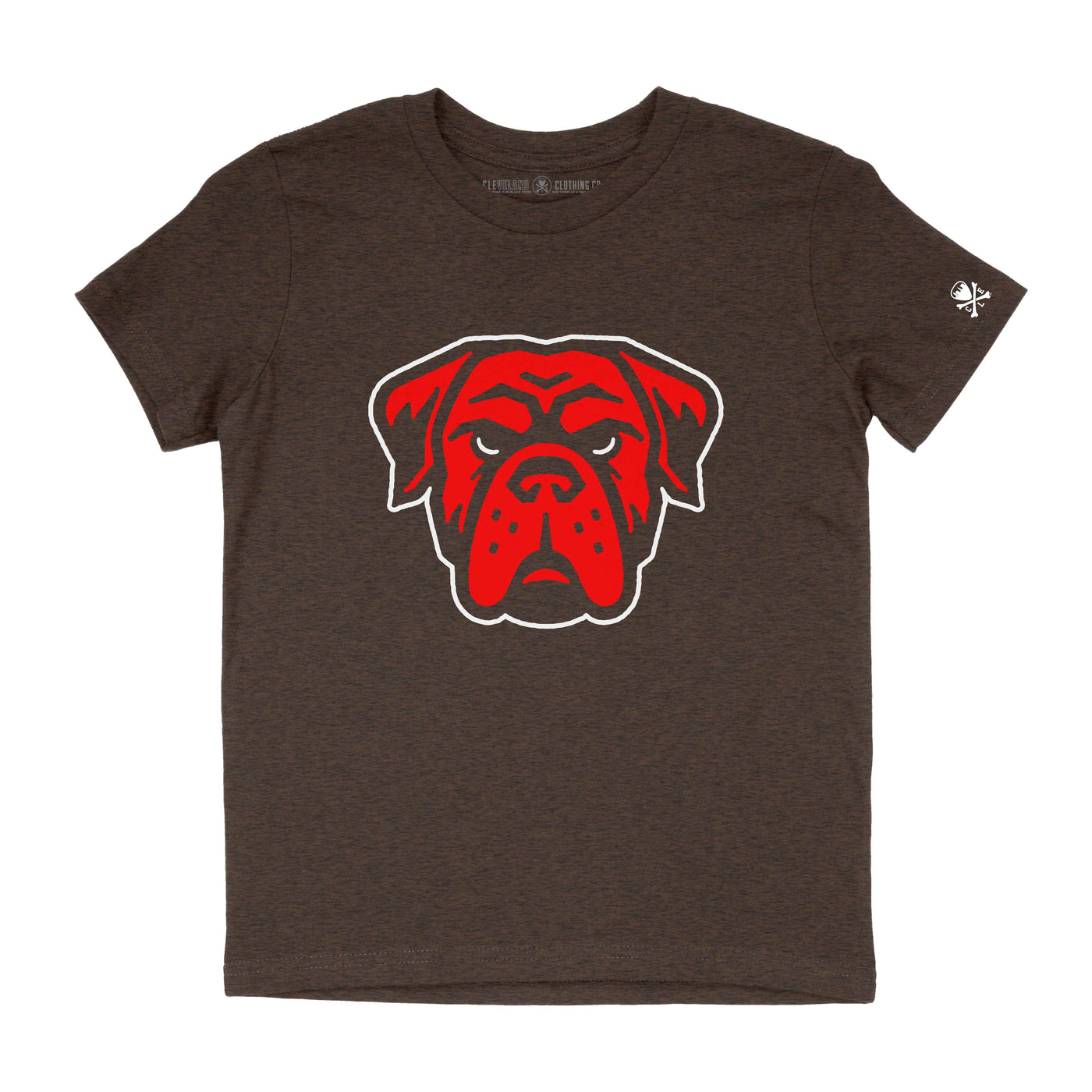 Cleveland Football Dawg - Youth Crew T-Shirt