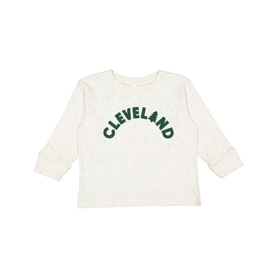 Cleveland Tree Arch - Toddler Long Sleeve Crew T-Shirt