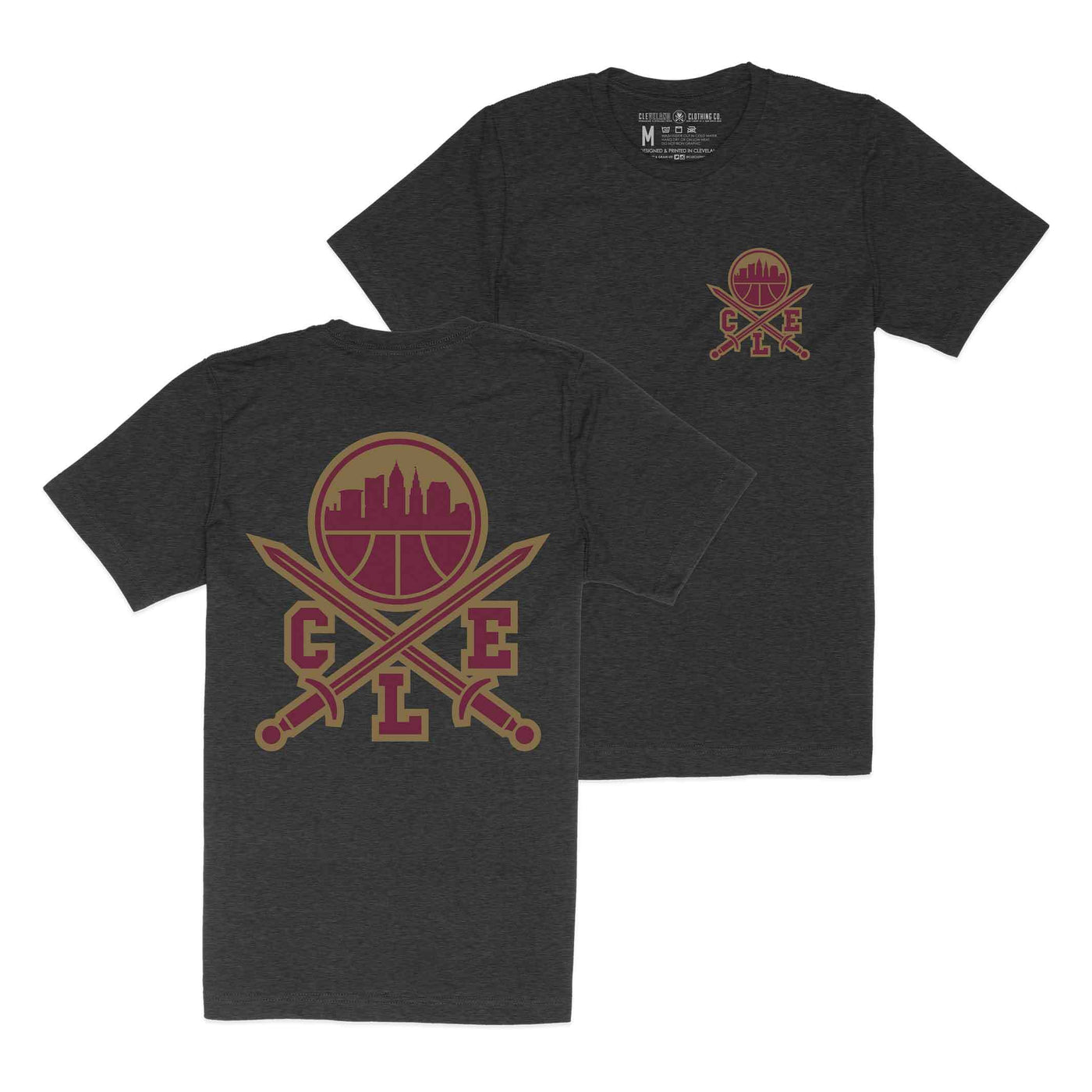 CLE Logo - Basketball Edition - Unisex Crew T-Shirt