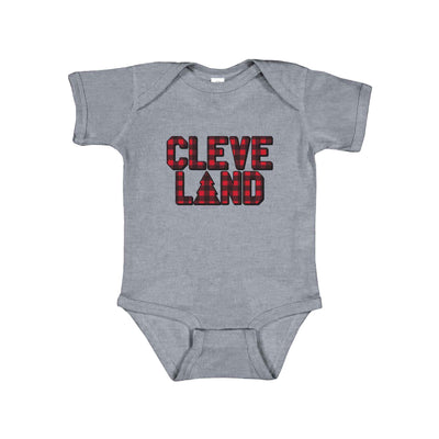 CLEVELAND - Buffalo Plaid - Newborn & Infant Bodysuit