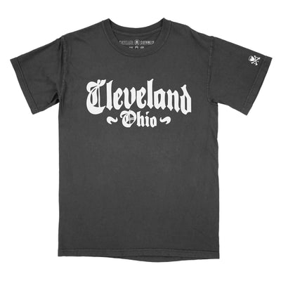 Cleveland Black Letter - Unisex Crew T-Shirt