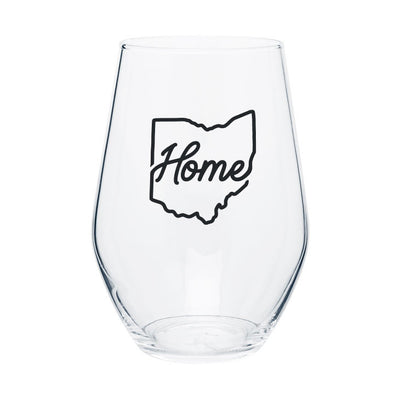 Ohio Home 19oz Stemless Wine Glass