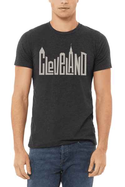 Cleveland Skyline Letters - Unisex Crew
