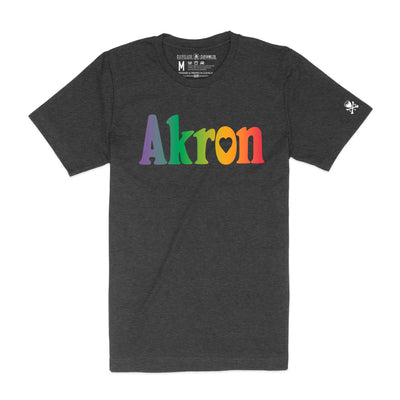 Akron Rainbow - Unisex Crew T-Shirt
