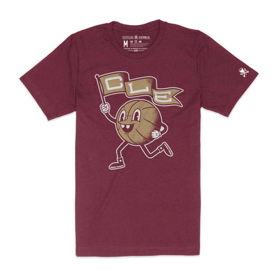 CLE Basketball Character - Unisex Crew T-Shirt