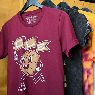CLE Basketball Character - Unisex Crew T-Shirt