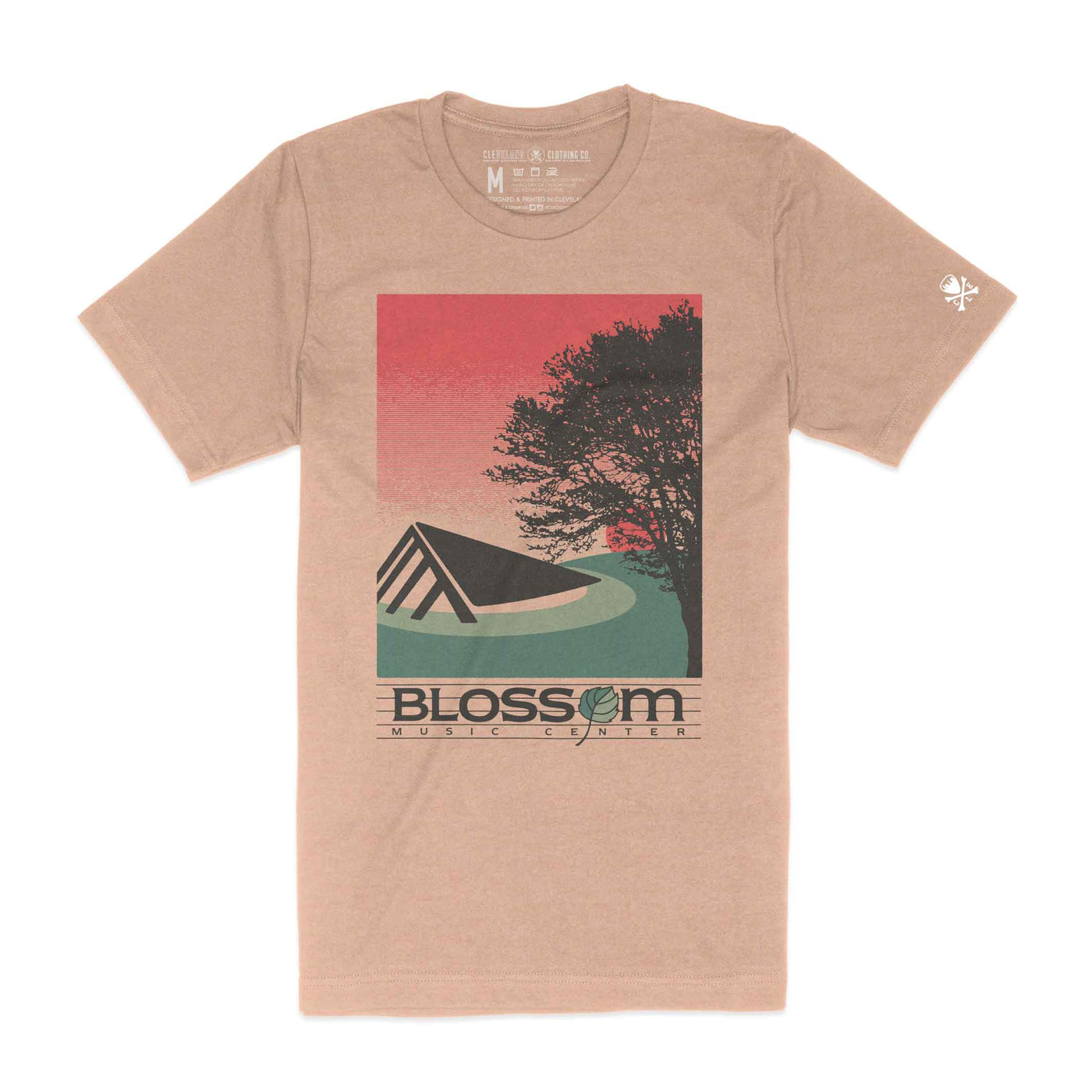 Blossom Lawn Sunset - Unisex Crew T-Shirt