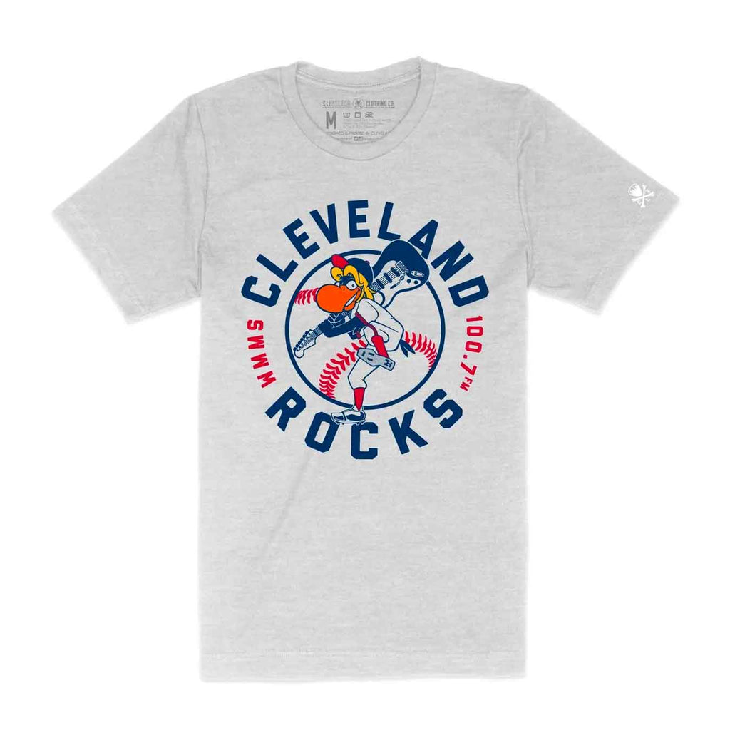 Wmms Cleveland Baseball Rock Mascot Shirt - Peanutstee