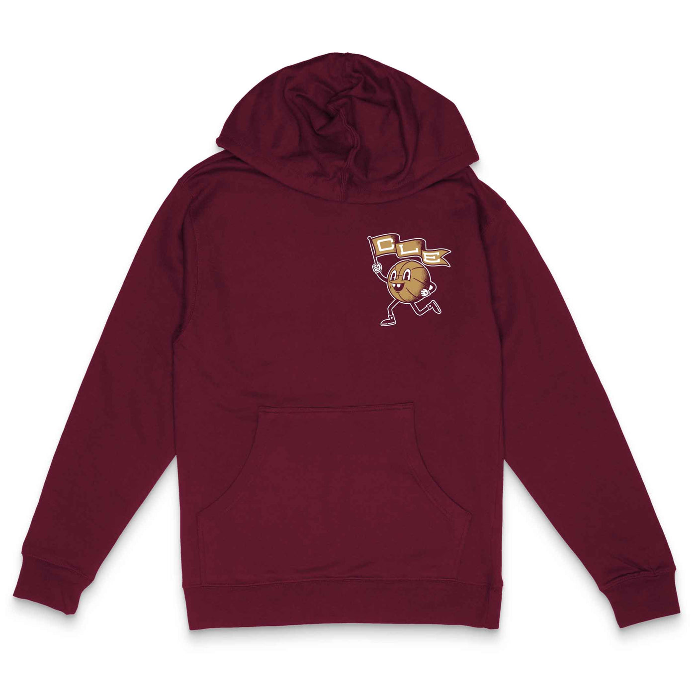 CLE Basketball Character - Unisex Pullover Hoodie