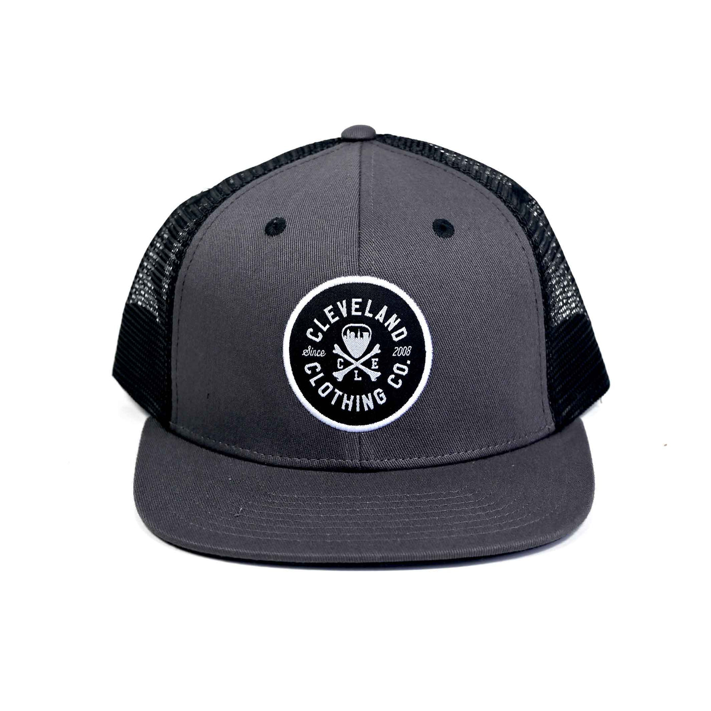 CLE Logo Seal Trucker Hat - Charcoal