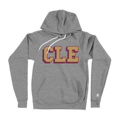 CLE College -Wine/Gold - Unisex Pullover Hoodie