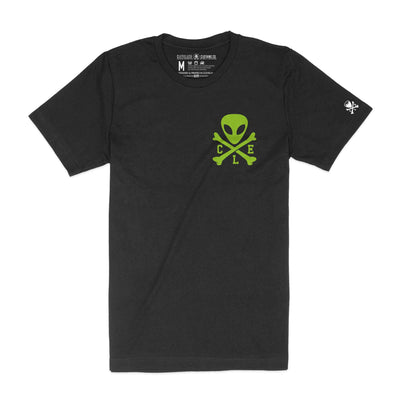 CLE Logo Alien - Unisex Crew T-Shirt
