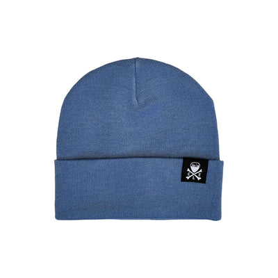 CLE Logo Knit Beanie - Slate Blue