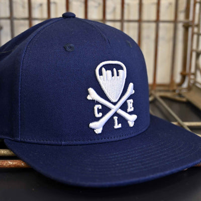 CLE Logo Snapback Hat - Navy