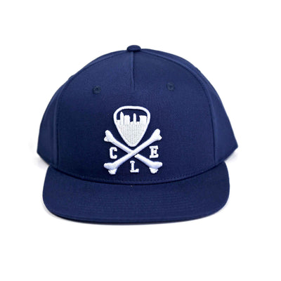 CLE Logo Snapback Hat - Navy