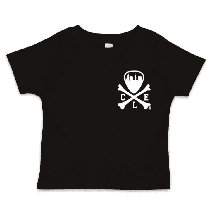 CLE Logo - Toddler Crew T-Shirt - Black