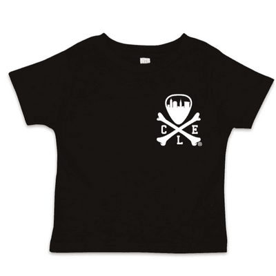 CLE Logo - Toddler Crew T-Shirt - Black