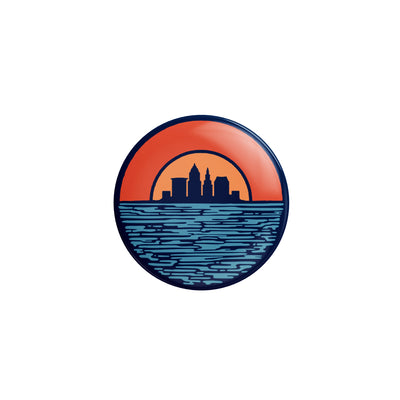 Cleveland Sunset Button