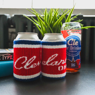 'Cleveland, Ohio' Knit Can Cooler