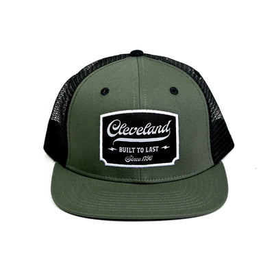 Built To Last Trucker Hat - Olive