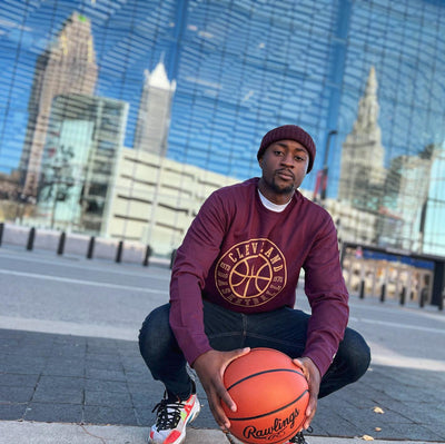 Cleveland Basketball Seal - Unisex Crewneck Sweatshirt