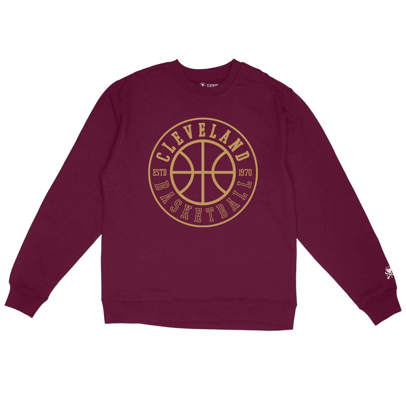 Cleveland Basketball Seal - Unisex Crewneck Sweatshirt