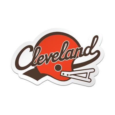 Cleveland Script Helmet Sticker